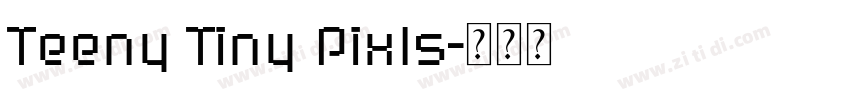 Teeny Tiny Pixls字体转换